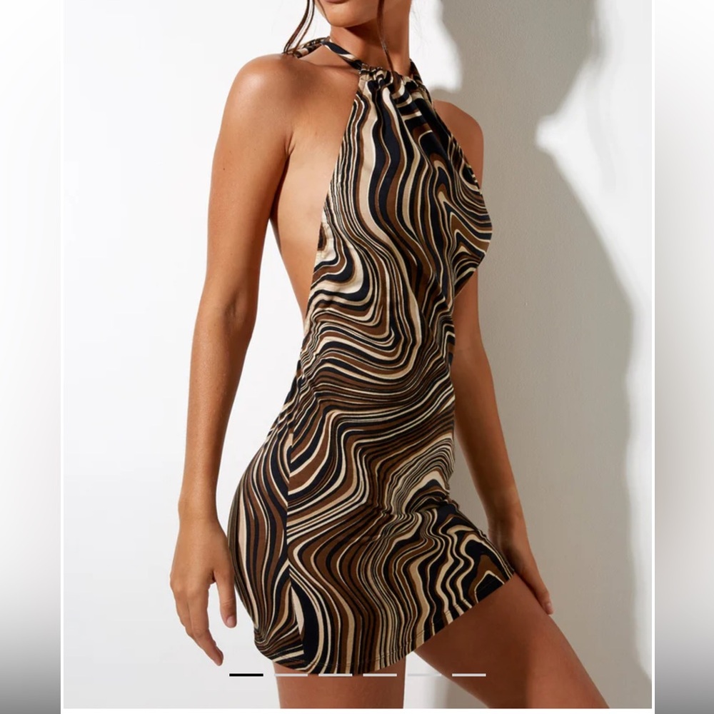 Open Back Mini Dress